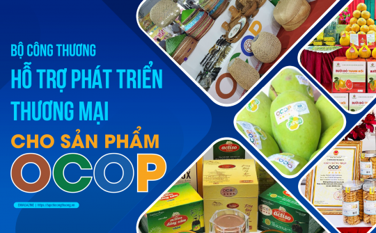 Bộ Công Thương hỗ trợ phát triển thương mại cho sản phẩm OCOP