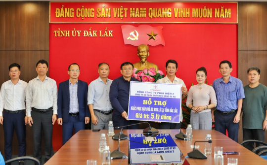 Tổng công ty Phát điện 2: Trao hỗ trợ 8 tỷ đồng tại Đắk Lắk và Gia Lai