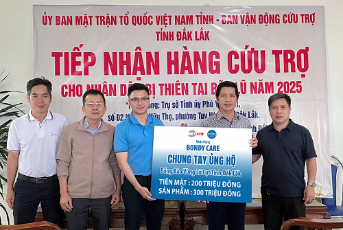 Lixco chung tay cùng Đắk Lắk, Khánh Hòa khắc phục hậu quả mưa lũ