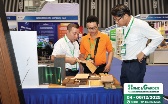 Hơn 250 doanh nghiệp trong và ngoài nước sẽ tham gia Triển lãm quốc tế Trang trí Nhà & Cảnh quan Việt Nam 2025