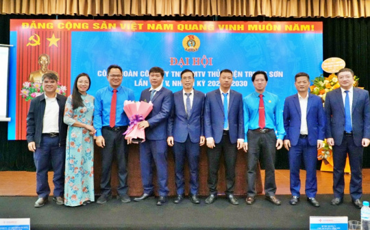 Thủy điện Trung Sơn tổ chức thành công Đại hội Công đoàn lần thứ V, nhiệm kỳ 2025–2030