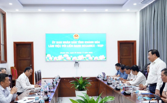 Becamex IDC - VSIP đề xuất đầu tư hạ tầng khu công nghiệp tại Khánh Hoà