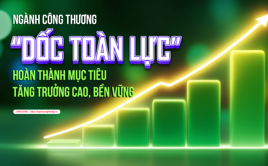 Ngành Công Thương "dốc toàn lực" hoàn thành mục tiêu tăng trưởng cao, bền vững