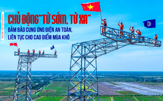 Chủ động “từ sớm, từ xa”, đảm bảo cung ứng điện an toàn, liên tục cho cao điểm mùa khô