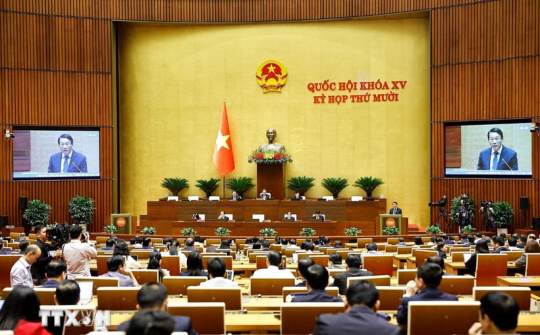 Ngày 10/12, Quốc hội biểu quyết thông qua 20 dự thảo luật và 5 nghị quyết