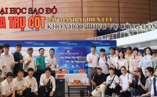 Đại học Sao Đỏ: Ba trụ cột đẩy mạnh nghiên cứu khoa học, phục vụ cộng đồng