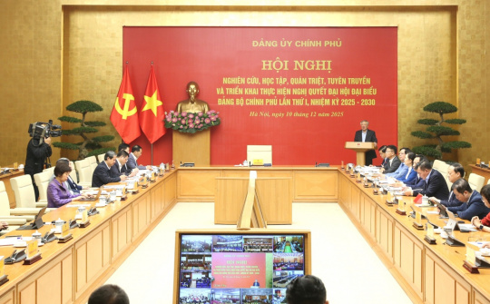 Quán triệt, triển khai thực hiện Nghị quyết Đại hội đại biểu Đảng bộ Chính phủ lần thứ I