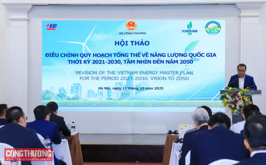 Điều chỉnh quy hoạch năng lượng quốc gia gắn với các mục tiêu kinh tế - xã hội - môi trường