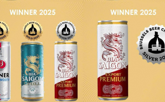 SABECO gia tăng hiện diện quốc tế với loạt giải thưởng bia danh giá