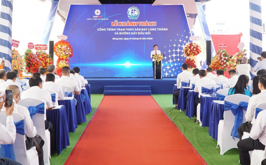 Khánh thành Trạm biến áp 110kV sân bay Long Thành và đường dây đấu nối cấp điện cho sân bay lớn nhất cả nước