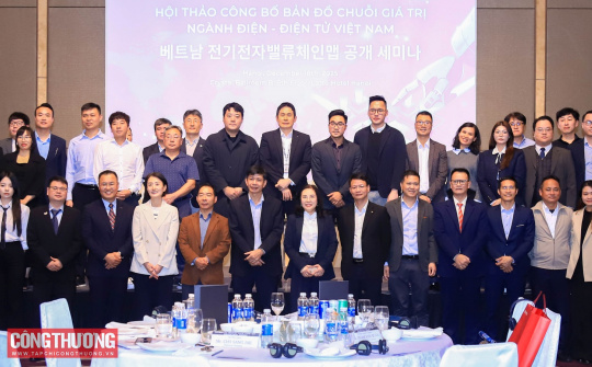 Công bố bản đồ chuỗi giá trị ngành điện - điện tử Việt Nam