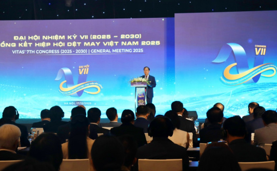 Hiệp hội Dệt may Việt Nam: 6 mục tiêu trọng tâm Nhiệm kỳ VII (2025 - 2030)