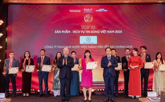 Yến Sào đảo thiên nhiên Khánh Hòa: Đạt Top 10 Thương hiệu sản phẩm - Dịch vụ tin dùng Việt Nam