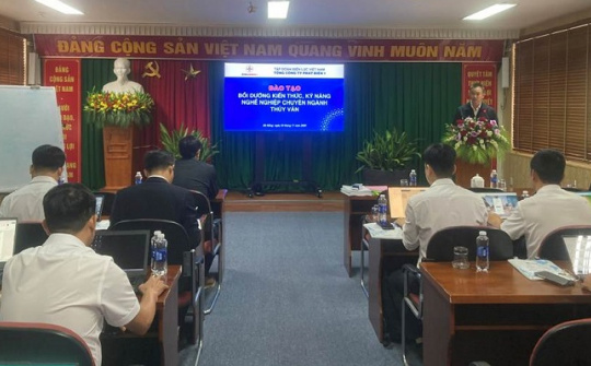 EVNGENCO1 tăng cường năng lực thủy văn ứng phó biến đổi khí hậu