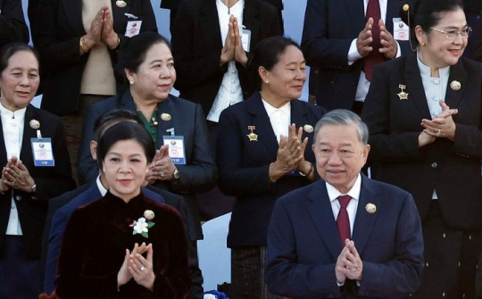 Tổng Bí thư Tô Lâm và Phu nhân dự Lễ kỷ niệm 50 năm Quốc khánh Lào