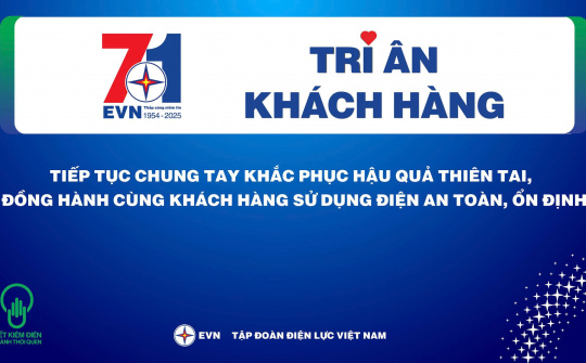EVN lan tỏa nhân ái qua Tháng tri ân khách hàng năm 2025