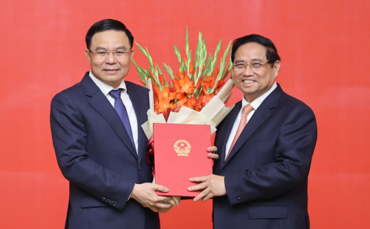 Đồng chí Lê Mạnh Hùng được giao Quyền Bộ trưởng Bộ Công Thương