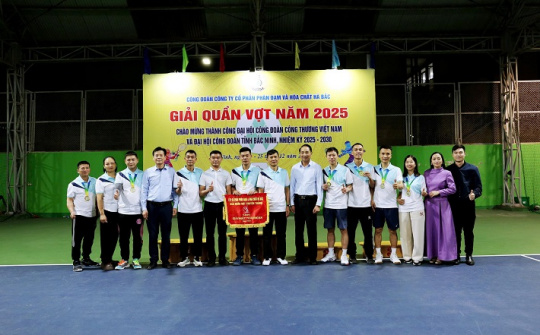 Đạm Hà Bắc tổ chức thành công Giải Quần vợt truyền thống năm 2025