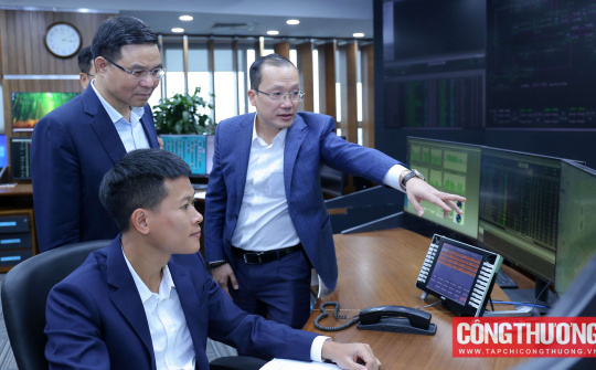 [CHÙM ẢNH] Quyền Bộ trưởng Bộ Công Thương Lê Mạnh Hùng thăm và làm việc với NSMO