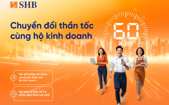 SHB kích hoạt chiến dịch 60 ngày chuyển đổi tăng tốc cho tiểu thương trên toàn quốc