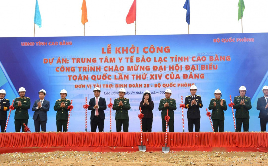 Cao Bằng: Khởi công Dự án Trung tâm Y tế Bảo Lạc