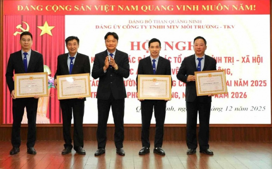 Công ty Môi trường - TKV: Tổng kết công tác Đảng, các tổ chức đoàn thể năm 2025, triển khai nhiệm vụ năm 2026