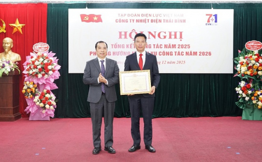 Nhiệt điện Thái Bình: Phấn đấu thực hiện thắng lợi các mục tiêu nhiệm vụ năm 2026