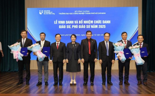 IUH vinh danh và bổ nhiệm 16 GS, PGS năm 2025, tiếp tục tăng cường đội ngũ học thuật