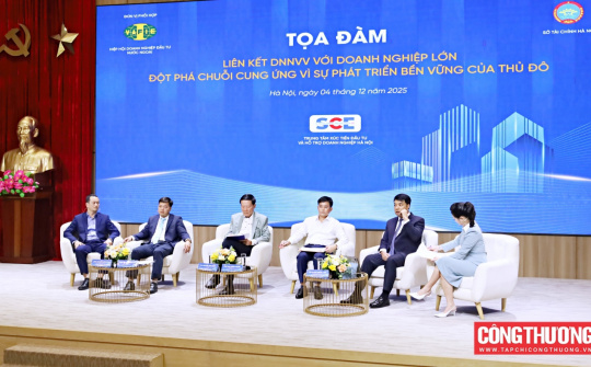 Hà Nội thúc đẩy liên kết SME với doanh nghiệp lớn: Đột phá chuỗi cung ứng bền vững