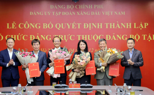 Lễ công bố quyết định ra mắt các Đảng bộ, Chi bộ cơ sở trực thuộc Đảng bộ Petrolimex