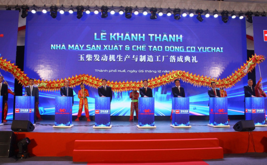 Huế: Khánh thành Nhà máy sản xuất động cơ ô tô hiện đại
