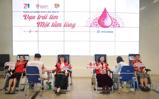 Tuần lễ hồng EVN lần thứ XI: Vạn trái tim - Một tấm lòng