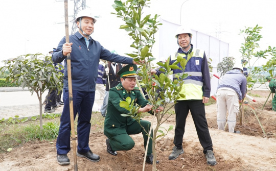 Nhà máy Nhiệt điện Thái Bình 2: Phát động “Tết trồng cây đời đời nhớ ơn Bác Hồ” xuân Ất Tỵ 2025