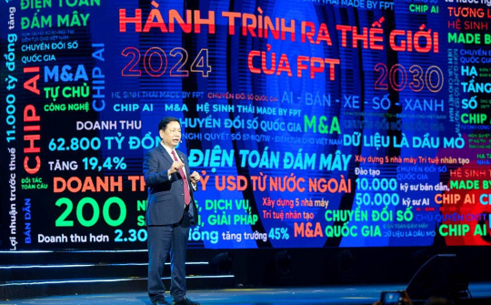 Hưởng lợi từ làn sóng AI và bán dẫn, Tập đoàn FPT kỳ vọng lãi tiếp tục phá đỉnh