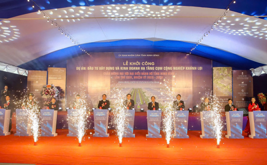 Ninh Bình: Khởi công Dự án đầu tư xây dựng và kinh doanh hạ tầng Cụm công nghiệp Khánh Lợi