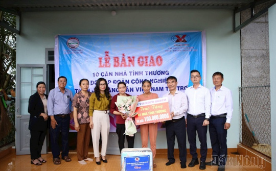 "Mái ấm tình thương" của Công ty Nhôm Đắk Nông