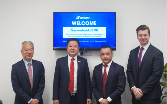 EzyRemit hợp tác Sacombank-SBR thúc đẩy dịch vụ tài chính quốc tế