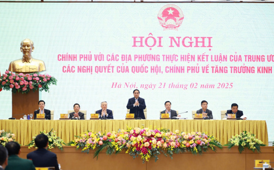 Hội nghị Chính phủ với các địa phương về tăng trưởng kinh tế