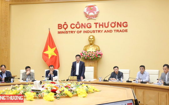 Bộ trưởng Nguyễn Hồng Diên chủ trì cuộc họp về tiến độ thực hiện Dự án Đường dây 500 kV Lào Cai - Vĩnh Yên