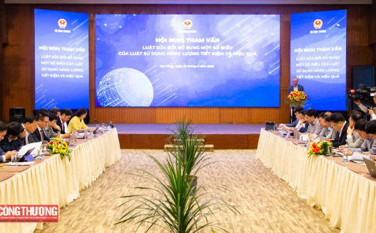 Tham vấn Luật sửa đổi bổ sung một số điều của Luật sử dụng năng lượng tiết kiệm và hiệu quả tại miền Trung