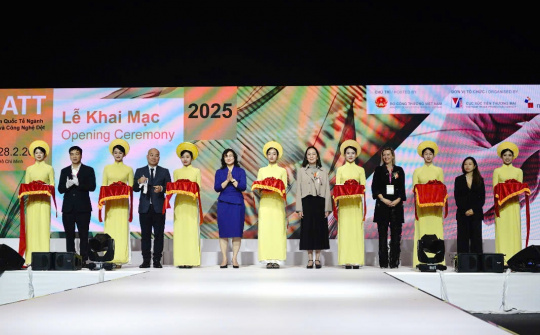 Triển lãm Quốc tế ngành Dệt may và Công nghệ Dệt may 2025 thu hút 500 gian hàng tham gia
