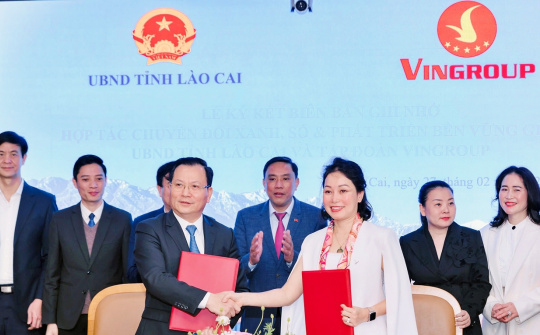 Tỉnh Lào Cai và Vingroup hợp tác toàn diện về chuyển đổi xanh