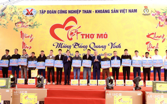 Tết ấm áp, nghĩa tình của công nhân lao động TKV