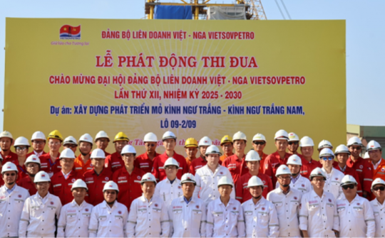Vietsovpetro: Phát động thi đua hoàn thành vượt tiến độ dự án Kình Ngư Trắng – Kình Ngư Trắng Nam