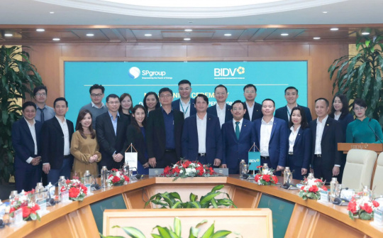 BIDV và SP Group hợp tác vì mục tiêu xanh