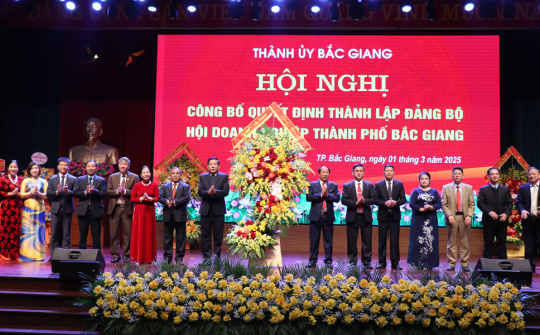 Chính thức thành lập Đảng bộ Hội Doanh nghiệp thành phố Bắc Giang