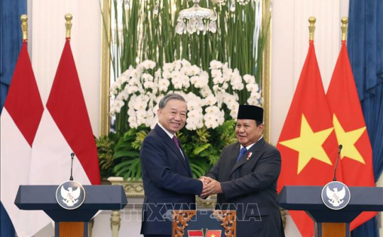 Việt Nam - Indonesia nâng cấp lên quan hệ Đối tác Chiến lược toàn diện
