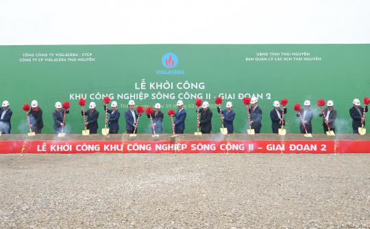 Khởi công khu công nghiệp gần 4.000 tỷ đồng tại Thái Nguyên