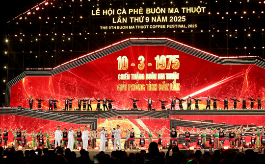 Khai mạc Lễ hội Cà phê Buôn Ma Thuột lần thứ 9 năm 2025: Nâng tầm vị thế cà phê Việt
