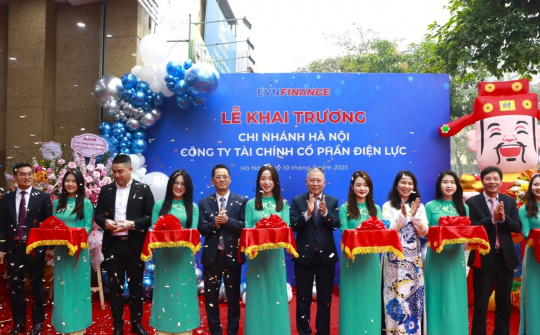 EVNFinance mở rộng mạng lưới hoạt động, khai trương chi nhánh đầu tiên tại miền Bắc